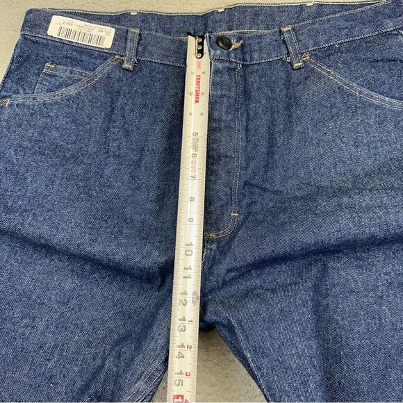 Bulwark FR‎ Jeans Mens 38x35 Blue Denim Flame Resistant Work Wear Straight - Picture 9 of 15